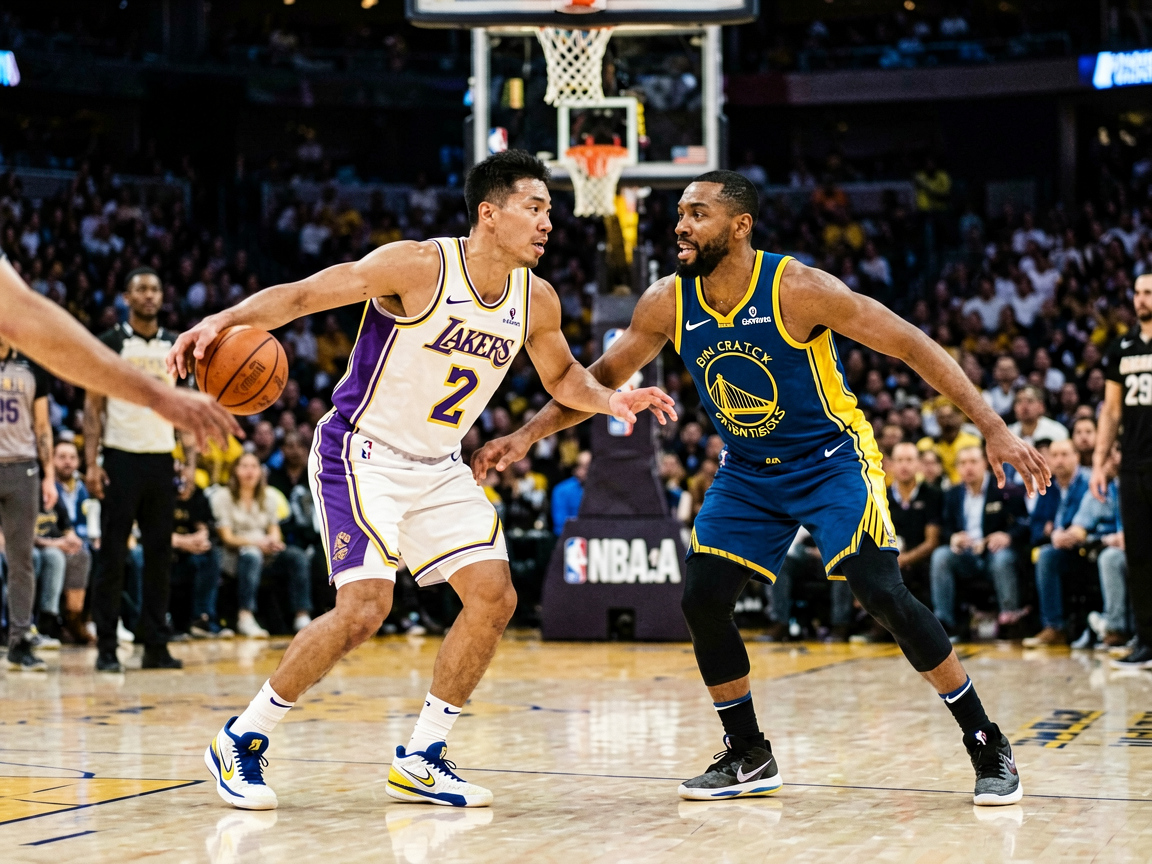 NBA季后赛激烈对抗瞬间